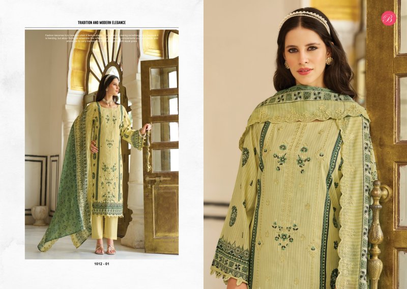 Noor E Ishq Vol 2 By Belliza Cotton Dress Material